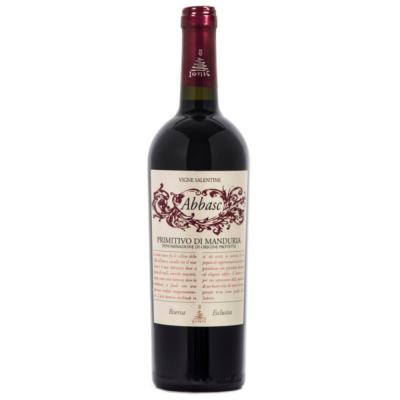 PRIMITIVO DI MANDURIA " Abbasc " DOC 75 CL