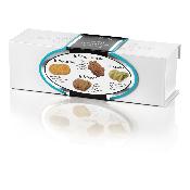 COFFRET LONG AVEC PATISSERIE SALEE 120 GR